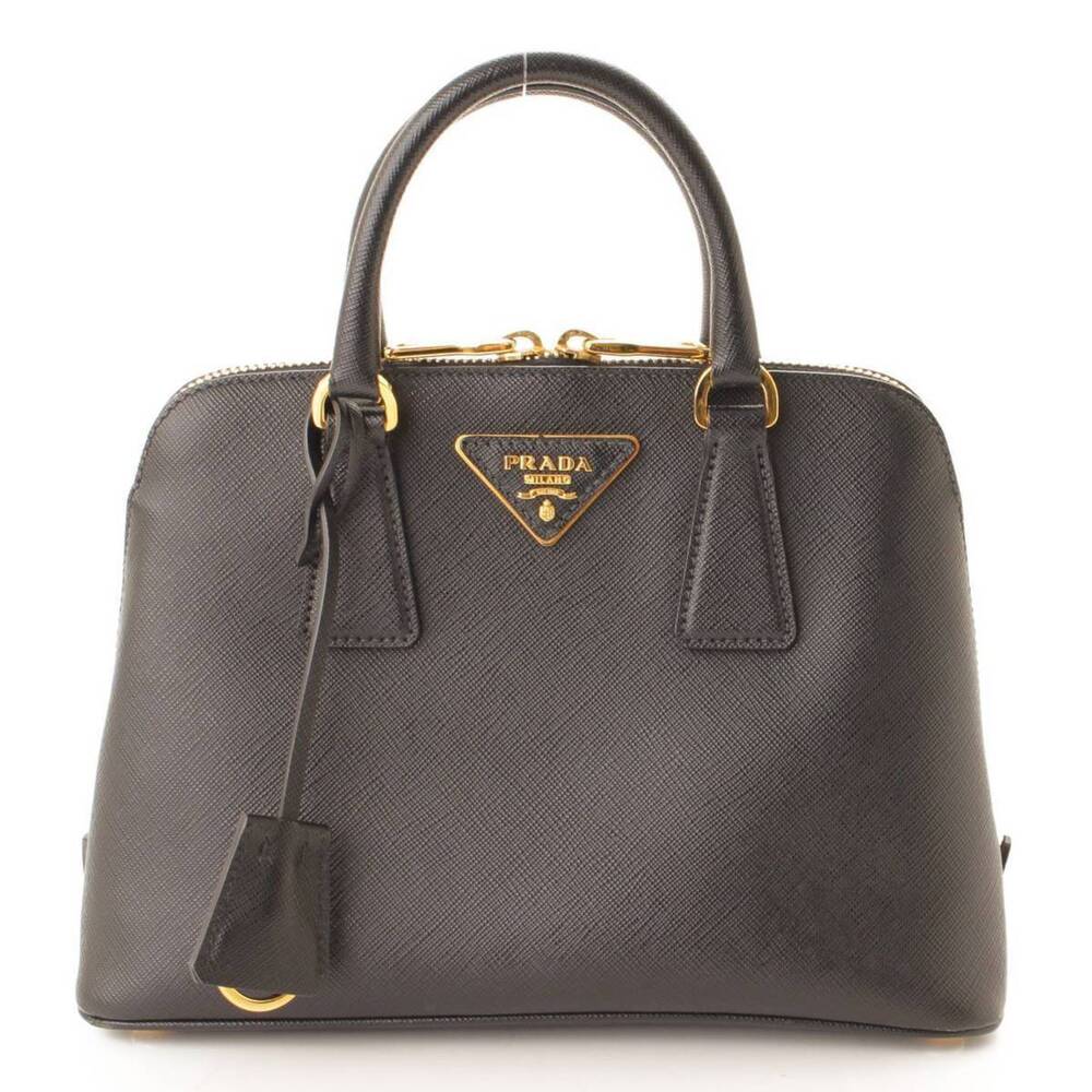 Prada Black Saffiano Leather Promenade Bag